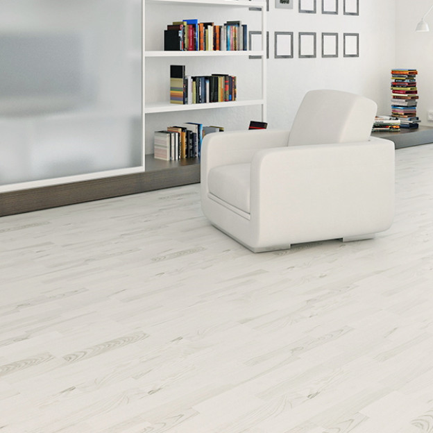 Коркова підлога Corkstyle Esche Weiss (Клейова)