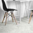 Коркова підлога Corkstyle Chevron White (Клейова)
