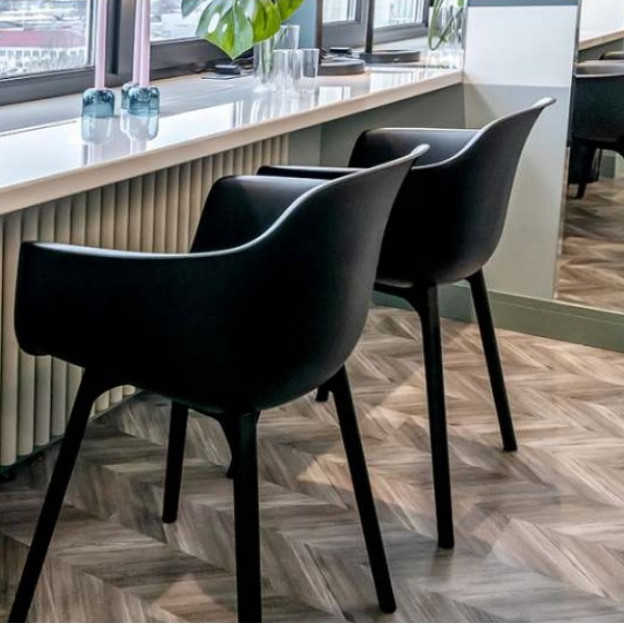 Коркова підлога Corkstyle Chevron Silver (Клейова)