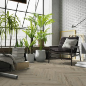 Вінілова підлога SPC Falquon The Floor Herringbone Дуб Dillon | P1001