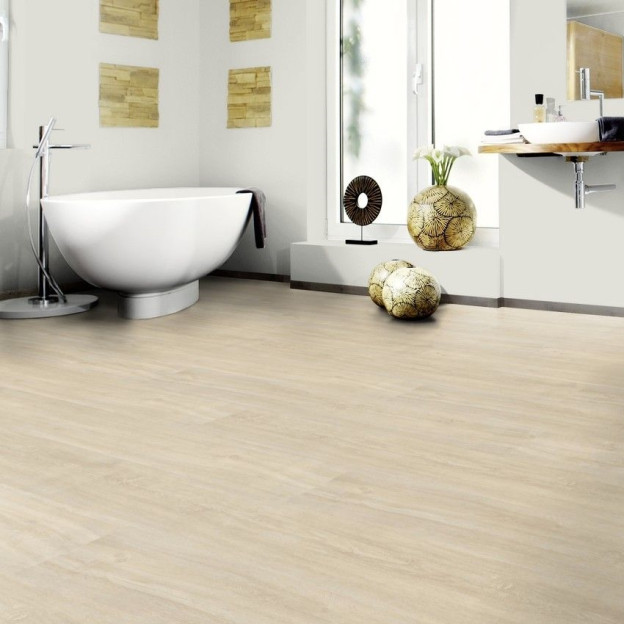 Виниловые полы WINEO 400 Wood XL Silence Oak Beige клеевой | DB00124