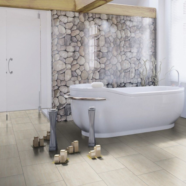 Вінілова підлога WINEO 600 Stone Polar Travertine клейовий | DB00017 Вінілова підлога WINEO 600 Stone Polar Travertine клейовий | DB00017