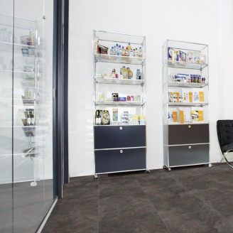 Виниловые полы WINEO 800 Stone XL Silver Slate клеевой | DB00087