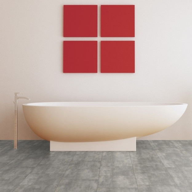 Виниловые полы WINEO 400 Stone Courage Stone Grey клеевой | DB00137