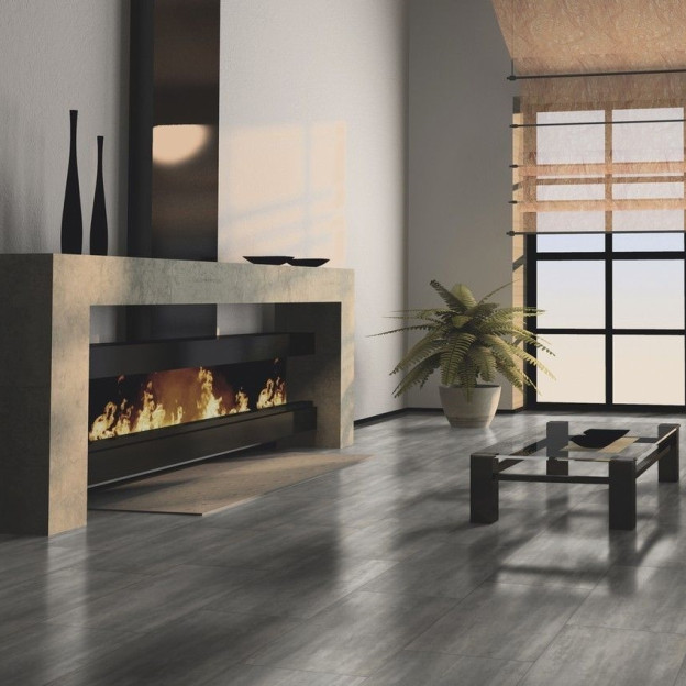 Виниловые полы WINEO 400 Stone Courage Stone Grey клеевой | DB00137