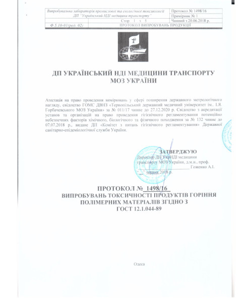 Сертифікат Vinilam