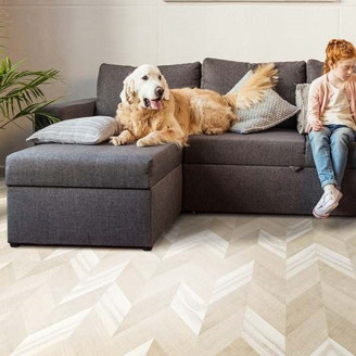 Коркова підлога Corkstyle Chevron Crème (Клейова) Коркова підлога Corkstyle Chevron Crème (Клейова)