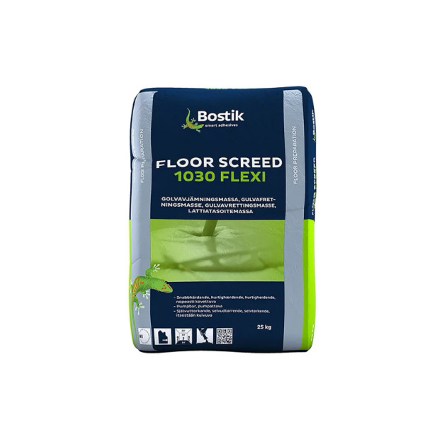 Самовыравниватель для пола (нивелирмасса) Bostik Floor Screed 1030 FLEXI (25 кг)