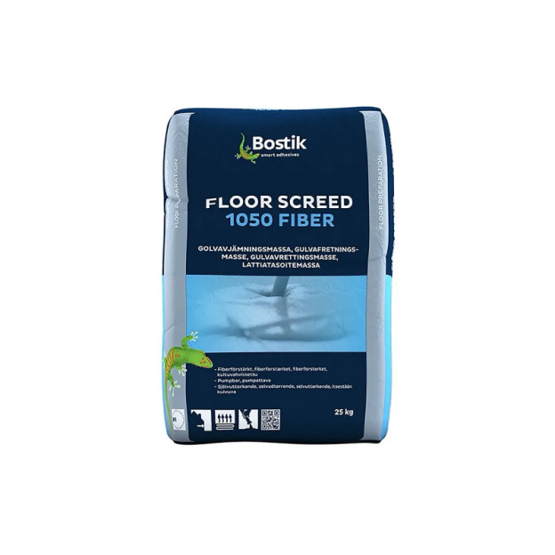 Самовыравниватель для пола (нивелирмасса) Bostik Floor Screed 1050 FIBER (25 кг)