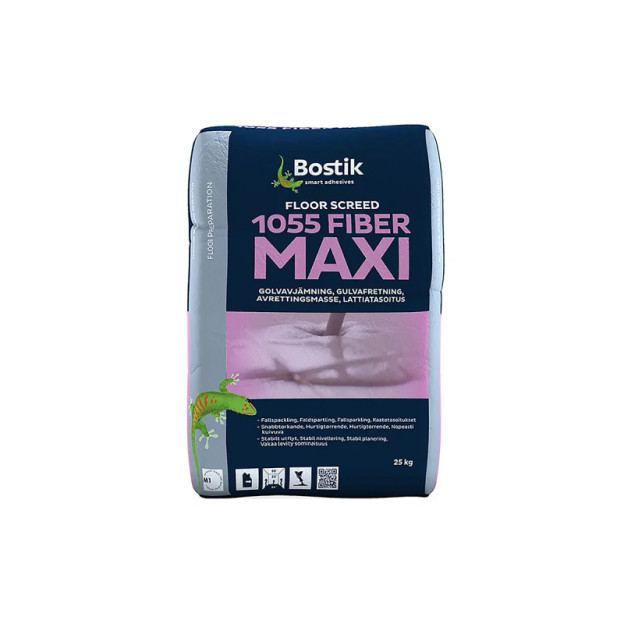 Самовирівнювач для полу (нівелірмасса) Bostik 1055 FIBER MAXI (25 кг)