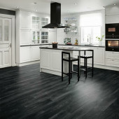 Виниловые полы LG Decotile Сосна Окрашенная Черная | GSW 2367