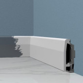 Плинтус Solid Евро UHD03/70 Белый (70мм)