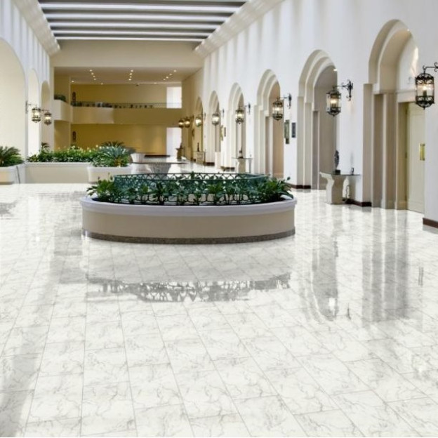 Вінілова підлога SPC Falquon The Floor Stone Carrara Marble | D2921 Вінілова підлога SPC Falquon The Floor Stone Carrara Marble | D2921
