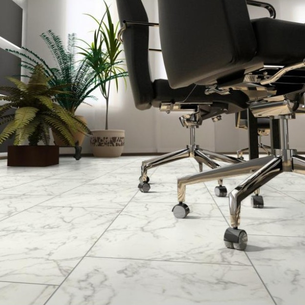 Вінілова підлога SPC Falquon The Floor Stone Carrara Marble | D2921 Вінілова підлога SPC Falquon The Floor Stone Carrara Marble | D2921