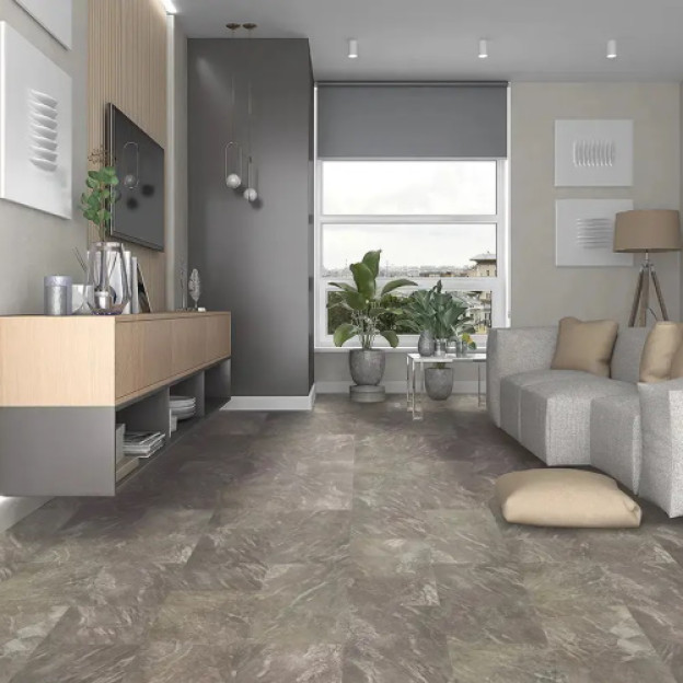 Виниловые полы SPC Stonehenge Marble Brown | STHT07