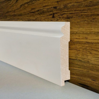 Плінтус Супер Профиль MDF Французський Білий | SP15110F Плінтус Супер Профиль MDF Французський Білий | SP15110F