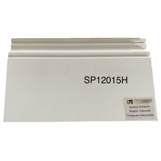 Плінтус Супер Профиль MDF Угорський Білий | SP12015H