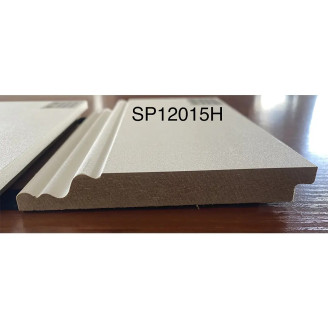Плінтус Супер Профиль MDF Угорський Білий | SP12015H Плінтус Супер Профиль MDF Угорський Білий | SP12015H