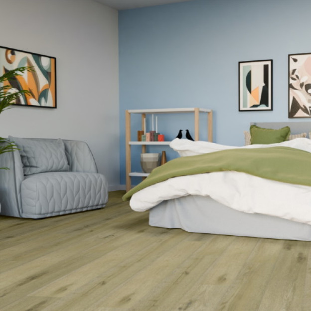 Вінілова підлога SPC Korner Solid floor Дуб Церера | 2504