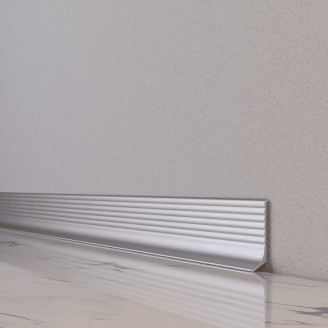 Плінтус Kluchuk ALU-NV4011 алюмінієвий хвилястий (40мм)