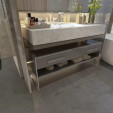 Вінілова підлога Area Floors Stone Plank Concrete Dark | S-804