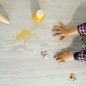 Вінілова підлога SPC Corkart Silver River Oak | 9585 Вінілова підлога SPC Corkart Silver River Oak | 9585