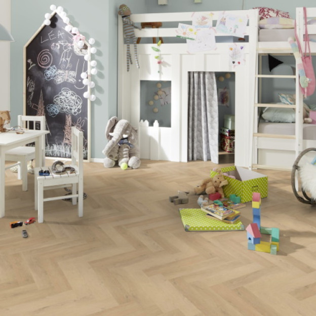 Вінілова підлога Wineo 400 DB Wood XS Plain Oak Beige клейовий | DB281WXS