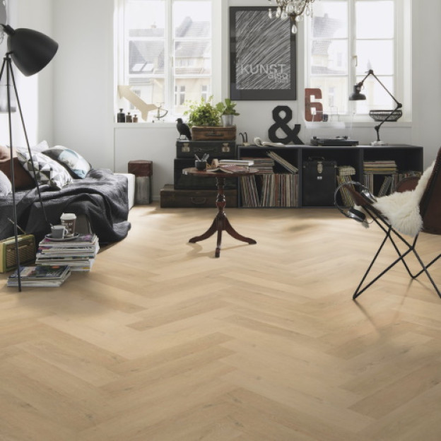Вінілова підлога Wineo 400 DB Wood XS Plain Oak Beige клейовий | DB281WXS