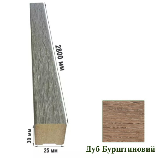 Декоративна рейка на стіну Super Profil Дуб Бурштиновий | РД2529-33