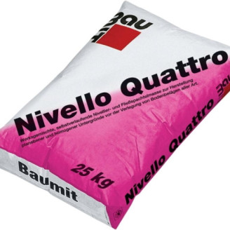 Нівелір-маса Baumit Nivello Quattro 1-20 мм (25кг) Нівелір-маса Baumit Nivello Quattro 1-20 мм (25кг)