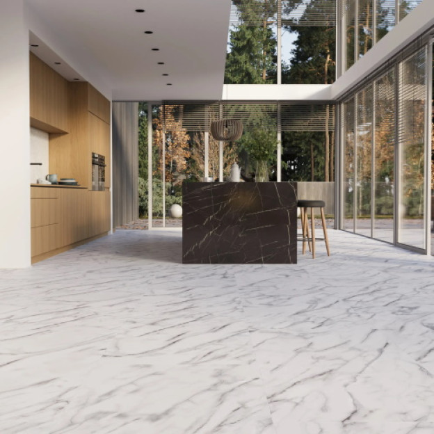 Вінілова підлога SPC Korner SPeCtra Floor Мармур Б'янко | 2501 Вінілова підлога SPC Korner SPeCtra Floor Мармур Б'янко | 2501