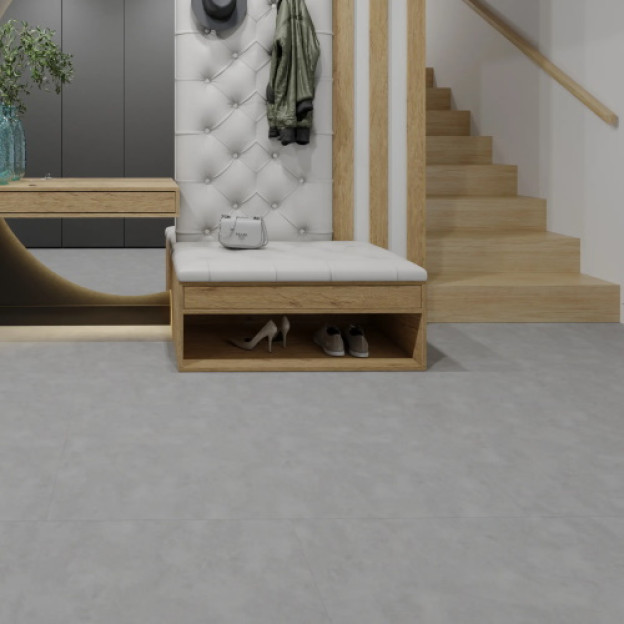 Вінілова підлога SPC Korner SPeCtra Floor Світлий бетон | 2507 Вінілова підлога SPC Korner SPeCtra Floor Світлий бетон | 2507