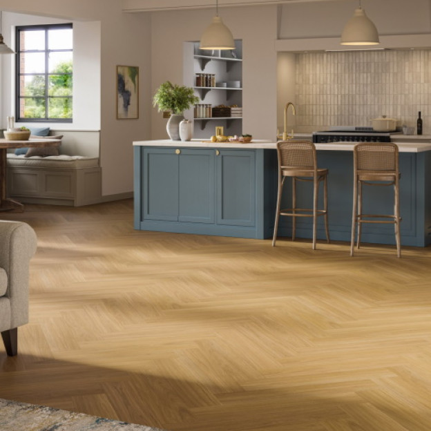 Вінілова підлога Parador SPC TrendTime 3 Herringbone Дуб Оксфорд карамельний коричневий | 1748856 Вінілова підлога Parador SPC TrendTime 3 Herringbone Дуб Оксфорд карамельний коричневий | 1748856