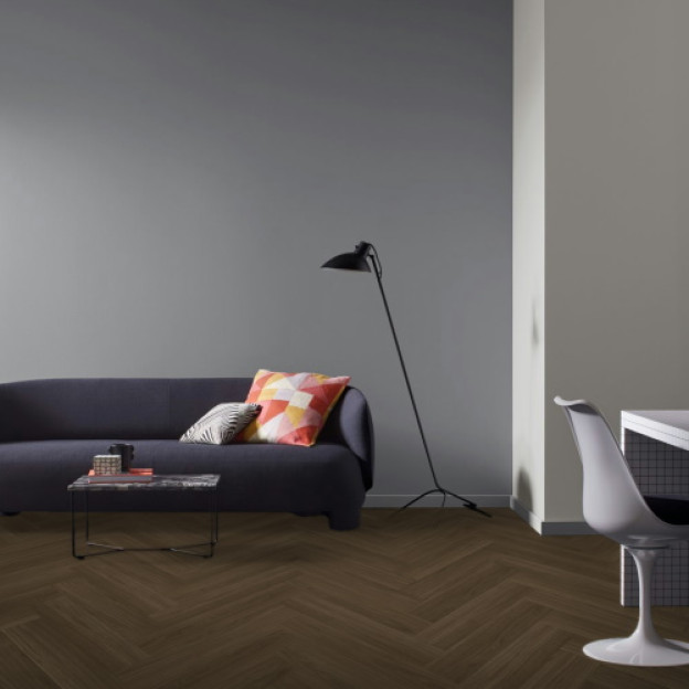 Вінілова підлога Parador SPC TrendTime 3 Herringbone Дуб Оксфорд темно-коричневий | 1748855