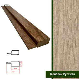 Финишная планка МДФ Super Profil Монблан Рустикал | ФП1238-20