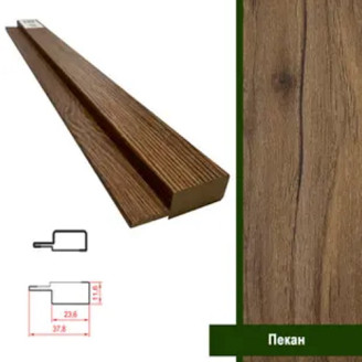 Финишная планка МДФ Super Profil Пекан | ФП1238-21