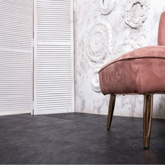 Вінілова підлога Vinilam Сланцевий чорний | 61607