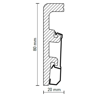 Плінтус Arbiton VEGA | P0810