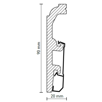 Плінтус Arbiton VEGA | P0910