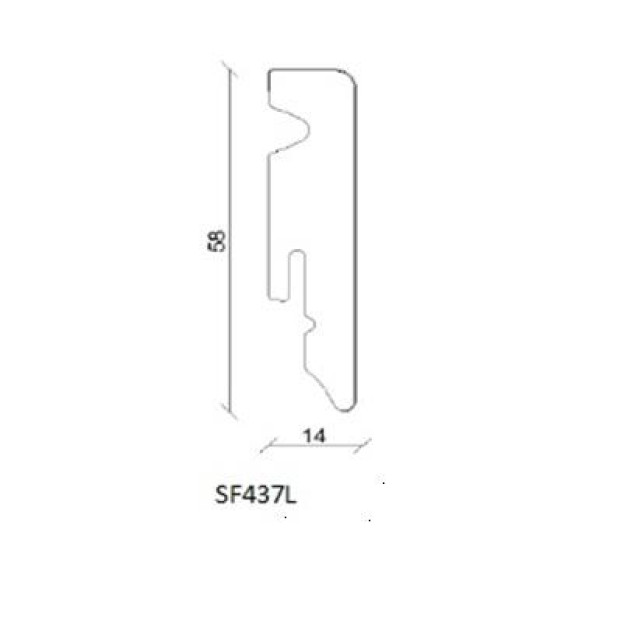 Плінтус Neuhofer Holz SF453L Дуб світлий| FOEI088 549971