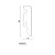 Плінтус Neuhofer Holz SF453L Венге | FOWE004 549968
