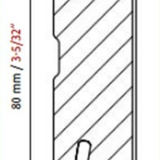 Плинтус шпон Neuhofer Holz SU084L Дуб белый | FLFO004 551565