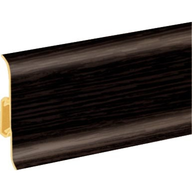 Плінтус Premium Cezar Венге темний матовий | W-PC-PR-M200-250