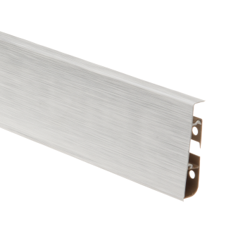 Плінтус Hi Line Prestige Cezar Алюміній білий Матовий | W-PC-HLP-M266-250