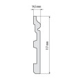 Плінтус ударостійкий Cezar Elegance | W-LS-LPC-22-101-200