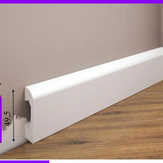 Плинтус ударопрочный Cezar Elegance | W-LS-LPC-04-101-200