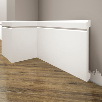 Плінтус ударостійкий Cezar Elegance | W-LS-LPC-30-101-200