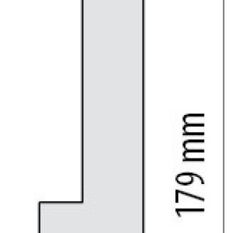 Плінтус ударостійкий Cezar Elegance | W-LS-LPC-33-101-244