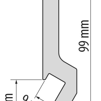 Плінтус ударостійкий Cezar Elegance | W-LS-LPC-29LE-101-244