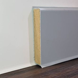 Плинтус Döllken-Weimar Cubu Flex 80 серый | 1202 (1012) (5109668)